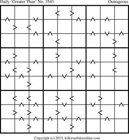 Killer Sudoku for 12/26/2015