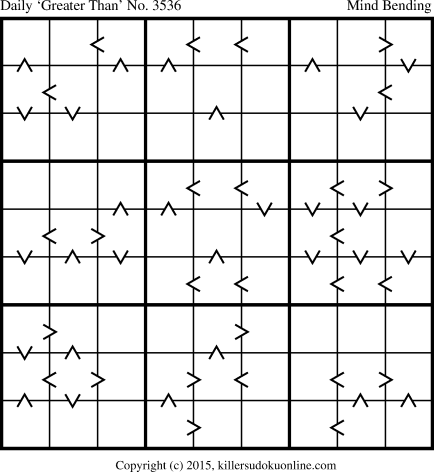 Killer Sudoku for 12/19/2015