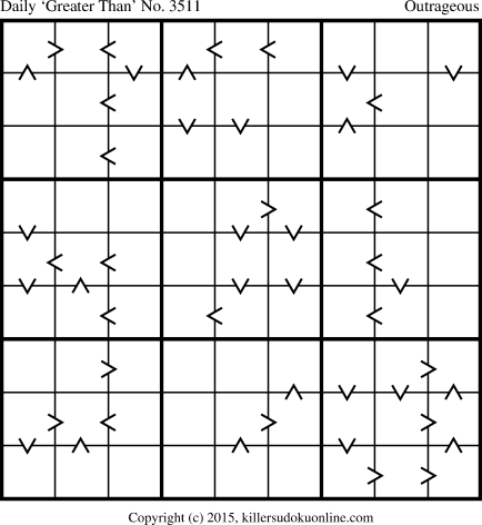 Killer Sudoku for 11/24/2015