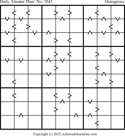 Killer Sudoku for 12/25/2015