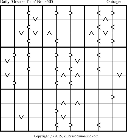 Killer Sudoku for 11/18/2015