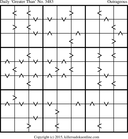 Killer Sudoku for 10/27/2015