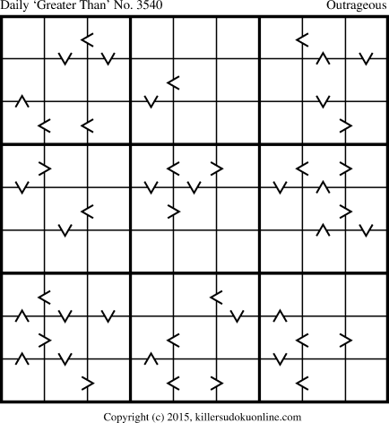 Killer Sudoku for 12/23/2015