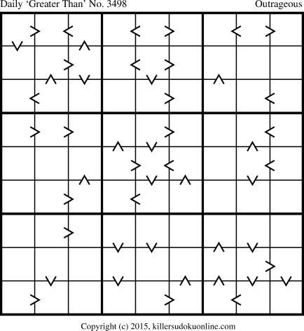 Killer Sudoku for 11/11/2015