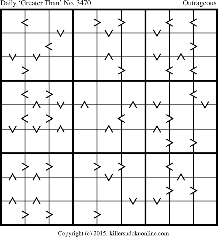 Killer Sudoku for 10/14/2015
