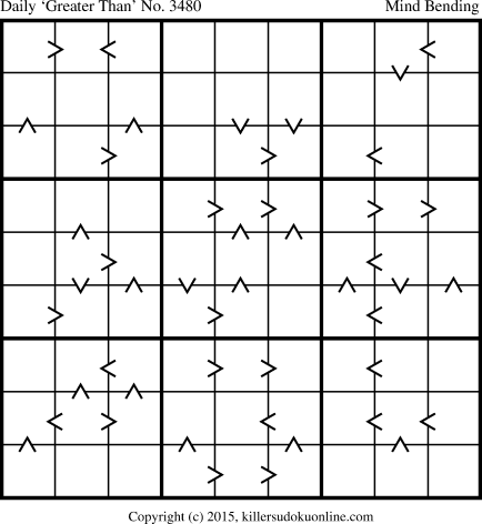 Killer Sudoku for 10/24/2015