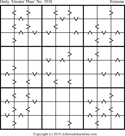 Killer Sudoku for 12/21/2015