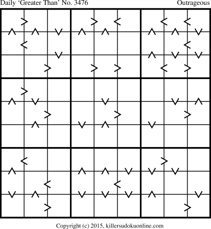 Killer Sudoku for 10/20/2015