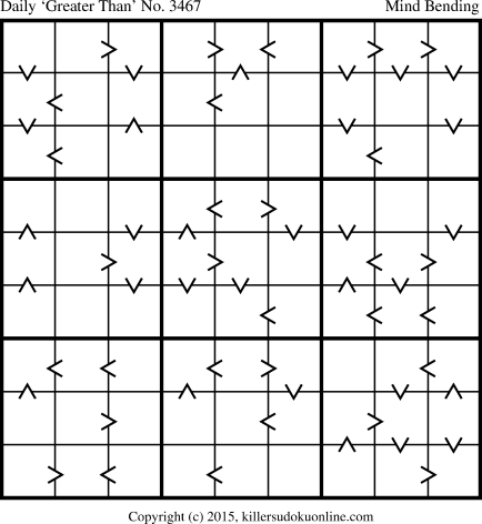 Killer Sudoku for 10/11/2015