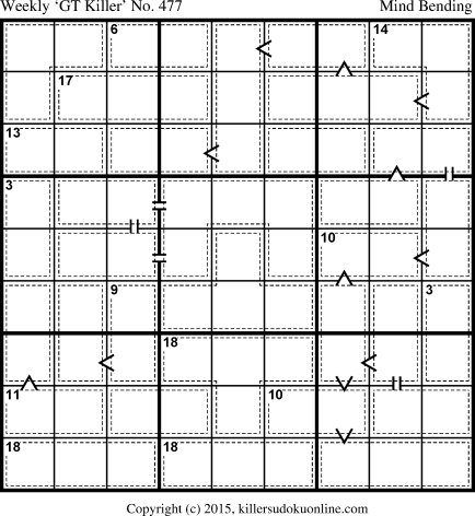 Killer Sudoku for 6/1/2015