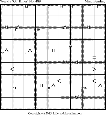 Killer Sudoku for 8/24/2015