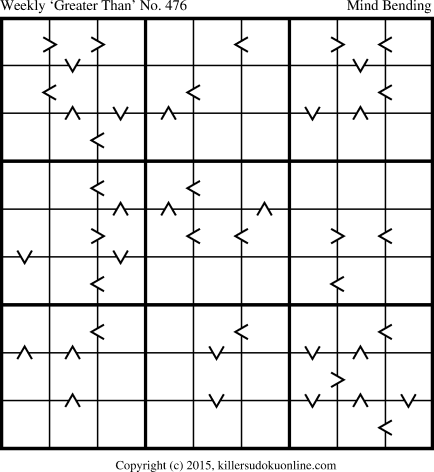 Killer Sudoku for 3/2/2015