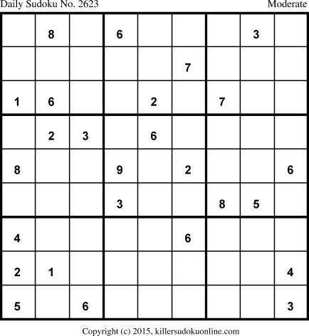 Killer Sudoku for 5/9/2015