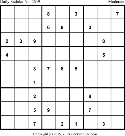 Killer Sudoku for 6/4/2015