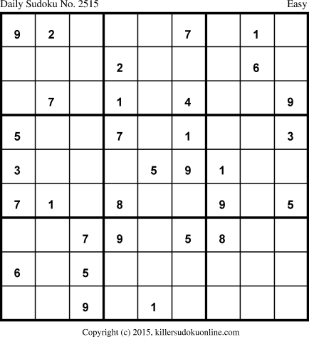Killer Sudoku for 1/21/2015