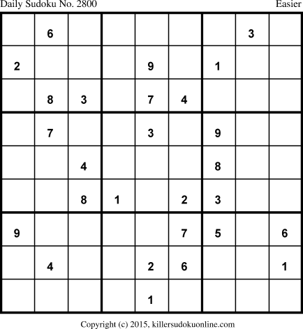 Killer Sudoku for 11/2/2015