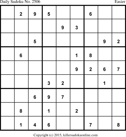 Killer Sudoku for 1/12/2015