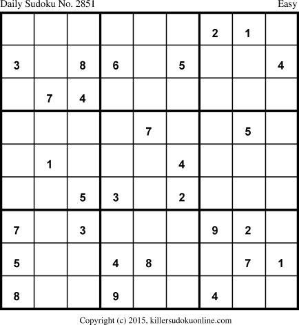 Killer Sudoku for 12/23/2015