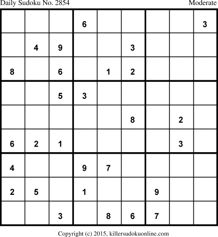 Killer Sudoku for 12/26/2015