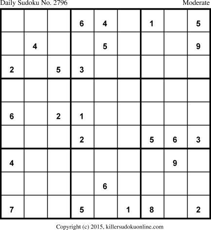 Killer Sudoku for 10/29/2015