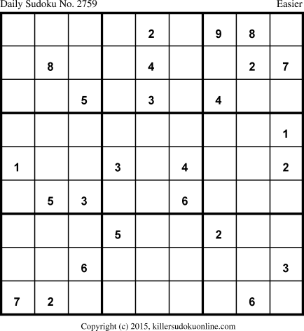 Killer Sudoku for 9/22/2015
