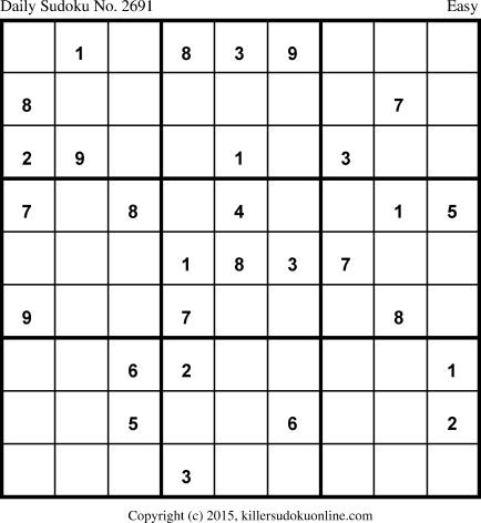 Killer Sudoku for 7/16/2015