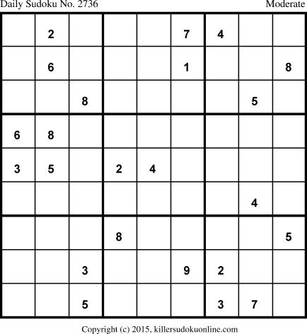 Killer Sudoku for 8/30/2015