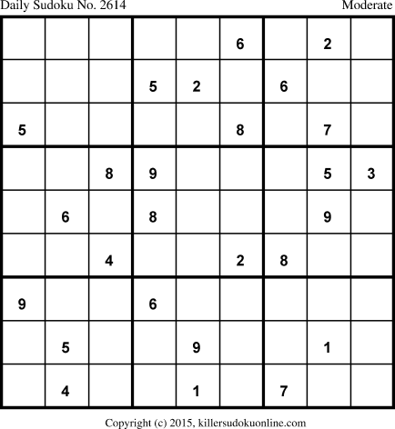 Killer Sudoku for 4/30/2015