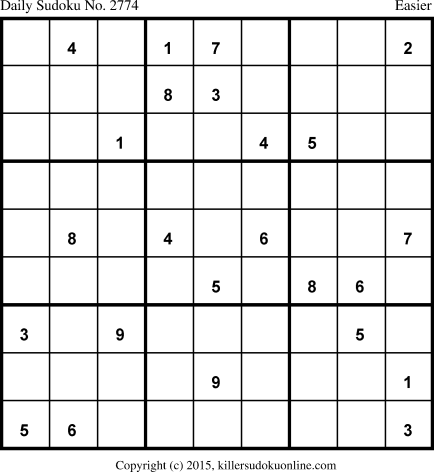 Killer Sudoku for 10/7/2015
