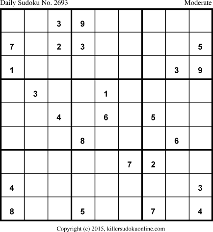 Killer Sudoku for 7/18/2015