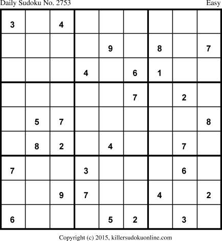 Killer Sudoku for 9/16/2015