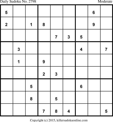 Killer Sudoku for 10/31/2015