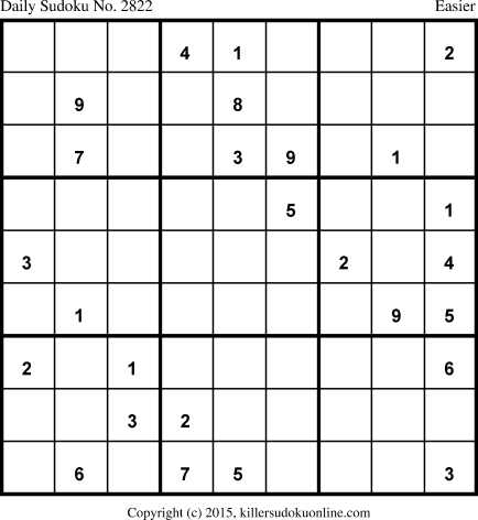 Killer Sudoku for 11/24/2015