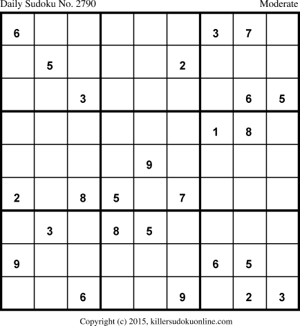 Killer Sudoku for 10/23/2015