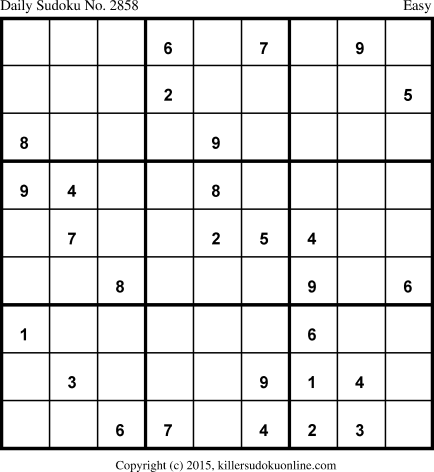Killer Sudoku for 12/30/2015