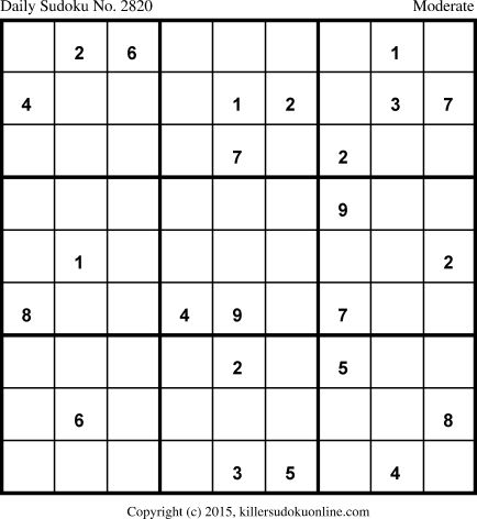 Killer Sudoku for 11/22/2015