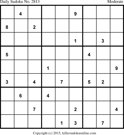 Killer Sudoku for 11/15/2015