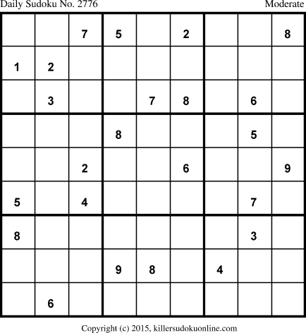 Killer Sudoku for 10/9/2015