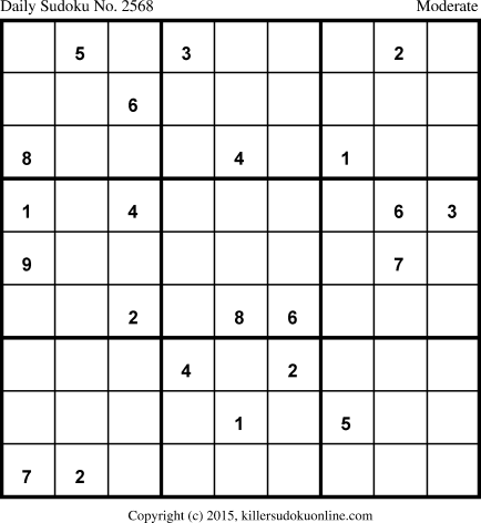Killer Sudoku for 3/15/2015