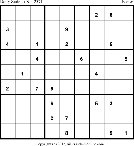 Killer Sudoku for 3/18/2015