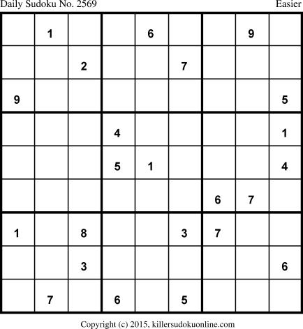 Killer Sudoku for 3/16/2015