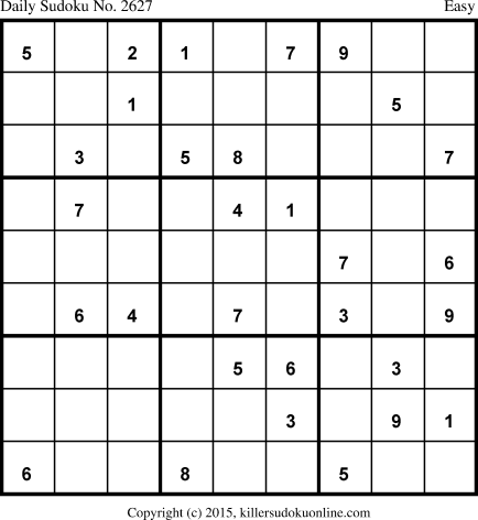 Killer Sudoku for 5/13/2015