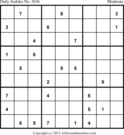 Killer Sudoku for 5/22/2015