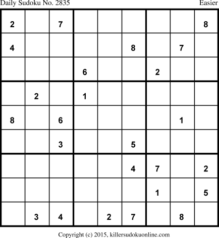 Killer Sudoku for 12/7/2015