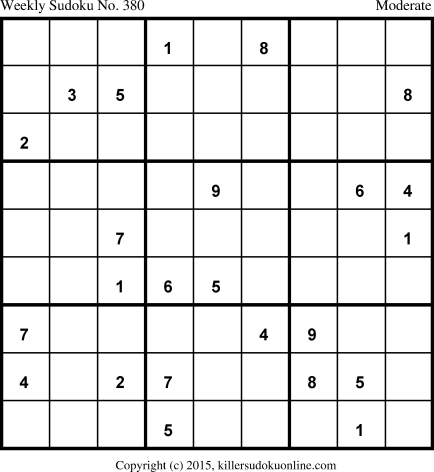 Killer Sudoku for 6/15/2015