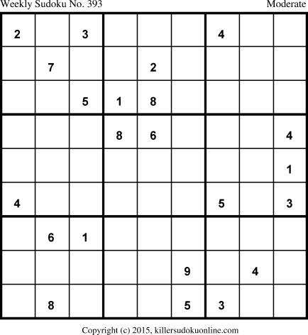 Killer Sudoku for 9/14/2015