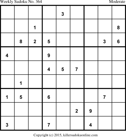 Killer Sudoku for 2/23/2015