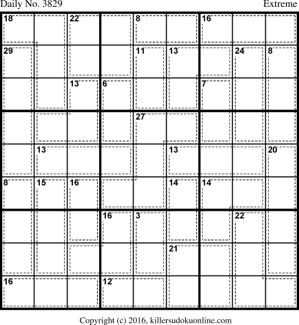Killer Sudoku for 6/12/2016