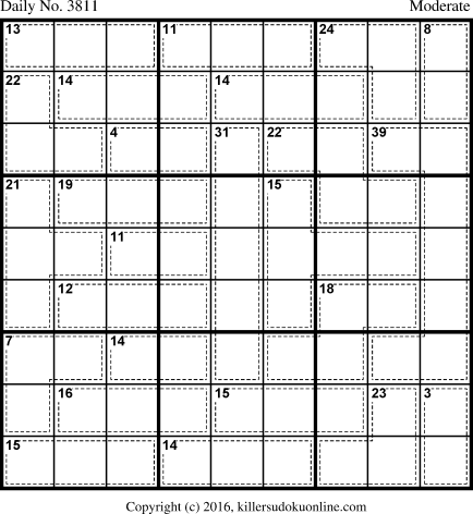 Killer Sudoku for 5/25/2016