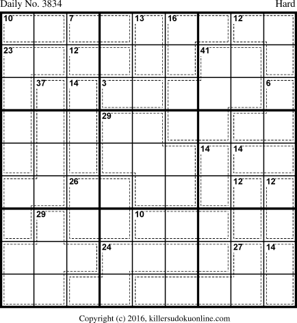 Killer Sudoku for 6/17/2016